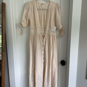 Free People ivory summer dress Size XS